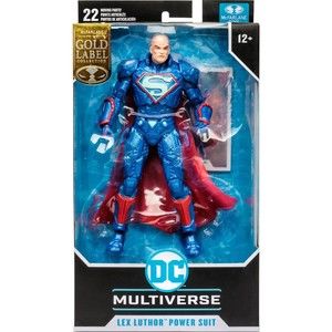 McFarlane  DC Multiverse  LEX LUTHOR POWER SUIT GOLD LABEL 7" Fig. New & Sealed